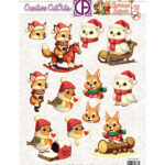 Push out vel - Christmas Animals 02 - Creatief Art