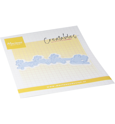 Marianne Design snijmal – Santa & sleigh LR0934