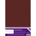Crafter's Companion - Centura Pearl metallic karton 10vel - Dark Chocolate Brown