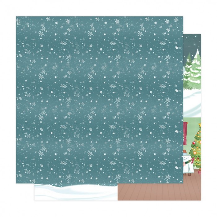 Scrapblok 30,5 x 30,5cm 24 vel - Family Christmas - Yvonne Creations - Afbeelding 2