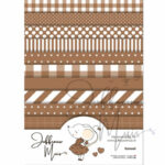 Juffrouw Muis Tiny Cardstock A5 - Kameel