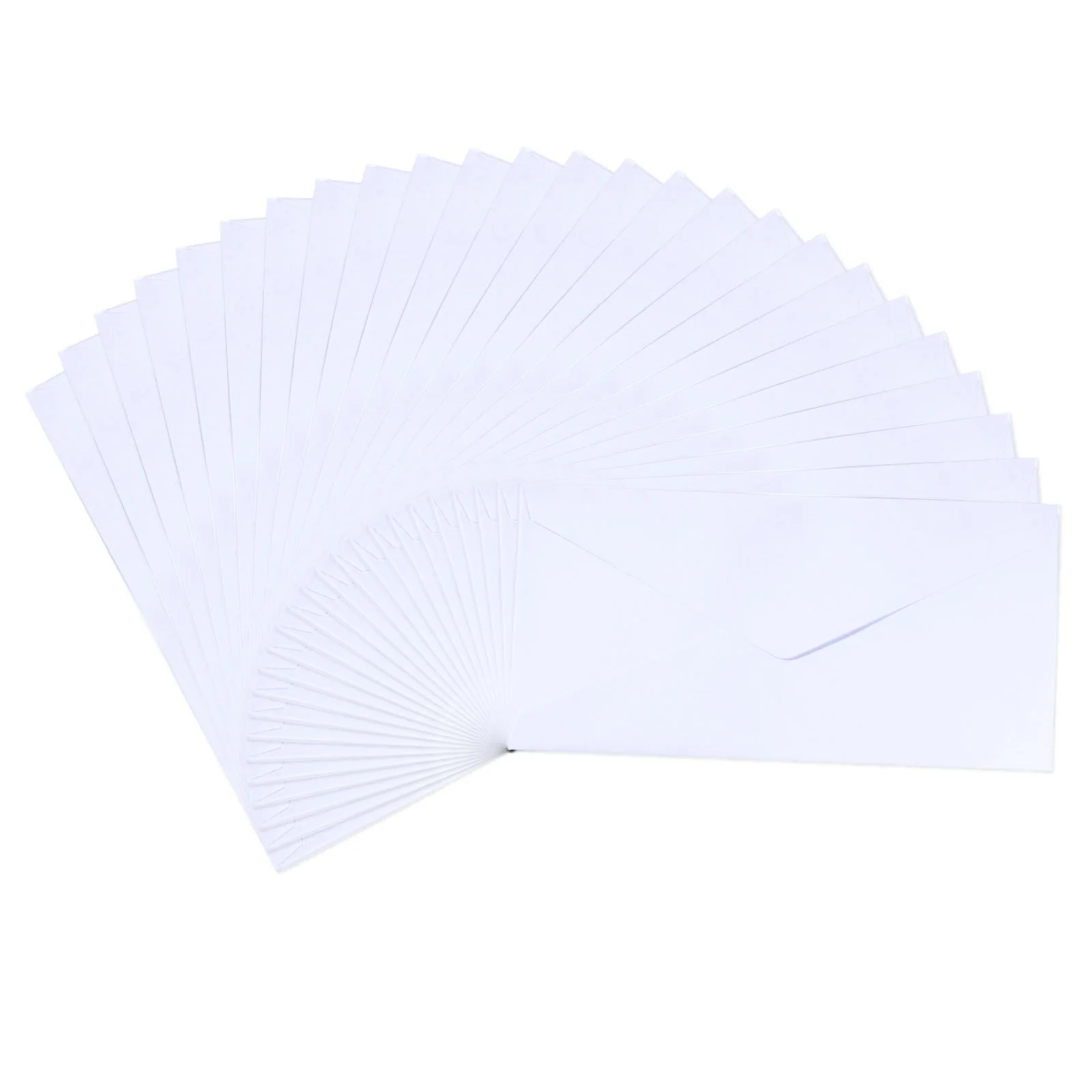 Enveloppen 50st wit Slimline 11,5 x 22,5cm