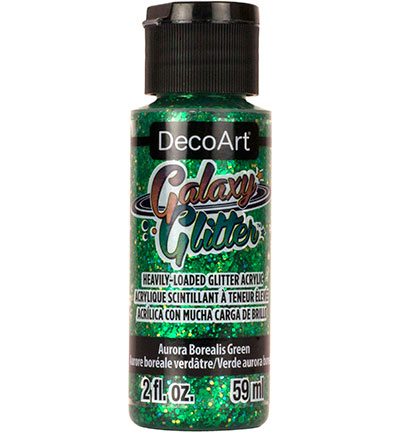 Acryl verf Galaxy Glitter – Aurora Borealis Green