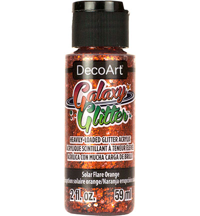 Acryl verf Galaxy Glitter – Solar Flare Orange