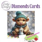 Dotty Designs Diamond Cards - Christmas Cow 1