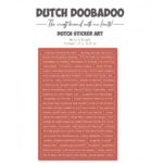 Dutch Sticker - DDBD - A5 Merry & Bright