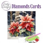 Dotty Designs Diamond Cards - Poinsettia