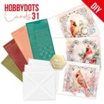 Dot and Do Cards 31 - Berries Beauties - Red Birds