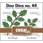 Crealies Die – Holly Leaves 17 pcs