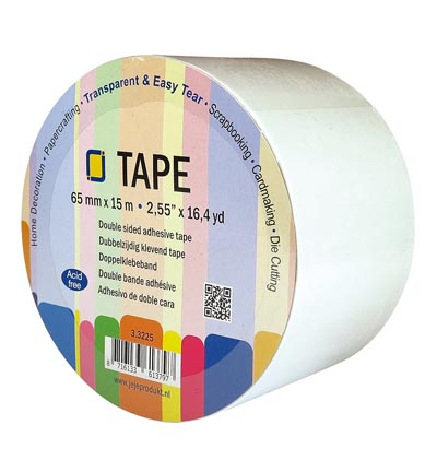 Dubbelzijdig Adhesive Tape 65mm x 15mtr – JEJE