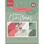 Merry Christmas - A4 paperpad Marianne Design PK9217