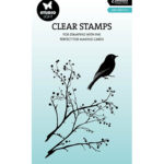 StudioLight Clear stempel -  Bird branch Essentials nr. 905