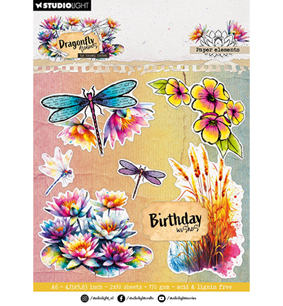 StudioLight – Paper elements Dragonfly Dreams nr. 404