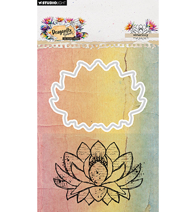 StudioLight Clear stempel –  Waterlily Dragonfly Dreams nr. 102