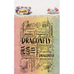StudioLight Clear stempel -  Grunge word cloud Dragonfly Dreams nr. 909