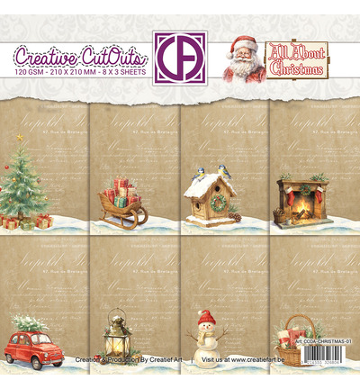 Creatief Art Collagepapier, All About Christmas
