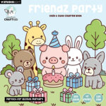 Coloring Book Cozy, Friendz, nr.06