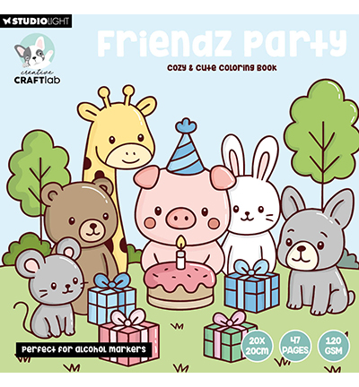 Coloring Book Cozy, Friendz, nr.06