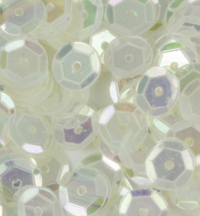 Pailletten – Transparant wit