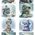 Fairybells - 3D setje 4 - Winter Blauw