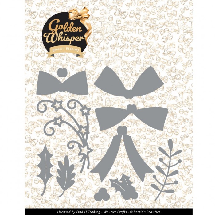 Dies – Berries Beauties – Golden Whisper Golden Bow BBD10054