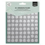 Vaessen Creative • Embossing Folder Kerstballen - Carla Creates