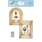 Snijmallen - Postage, Arches & keys- 2303-  Elizabeth Craft Design