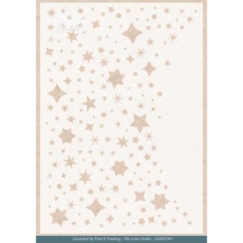 Stencil – Card Deco Essentials – Cosy WInter – Cosy Stars – A5