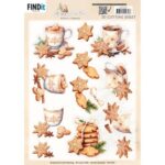 3D Cutting Sheet - Berries Beauties - Cosy WInter - Cosy Cookies