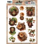 3D Pushout Sheet - Berries Beauties - Steampunk - Plants