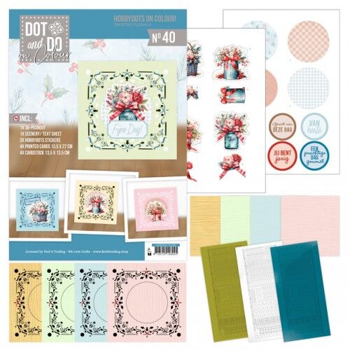 Hobbydots on Colour 40 – Frosted Floral