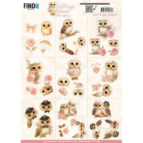 3D Cutting Sheet – Berries Beauties – Owlways Yours – Mini