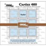 Vierkant Postzegelvel Taylor met 9 vierkanten 122 x 122 mm