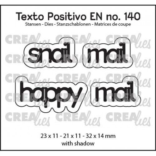 snail mail / happy mail 23 x 11 – 21 x 11 mm