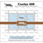 Rechthoekig Postzegelvel Paula met 3 rechthoeken 89 x 129 mm