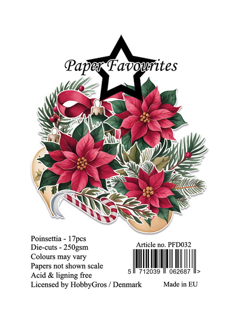 Paper Favourites – Poinsettia- PFD032