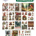 Fairy Bells Art Journaling set A4 nr 5- Kerst  99081/005