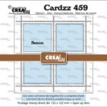 Vierkant Postzegelvel Susan met 4 vierkanten 122 x 122 mm