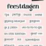 Studio Light  stempel Dutch Feestdagen Essentials nr.755 (Nederlandse teksten)