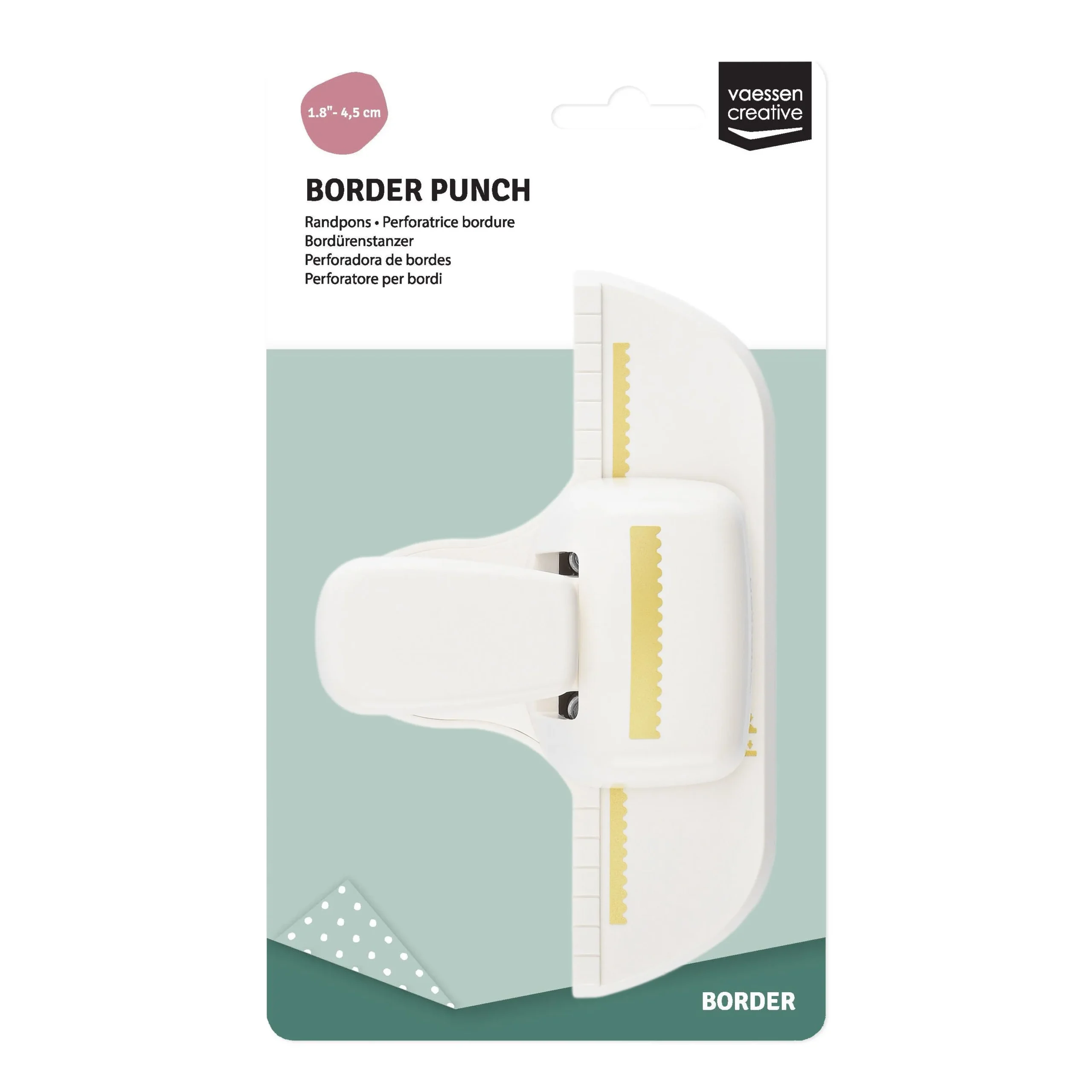 Vaessen Creative • Randpons Postzegel Klein
