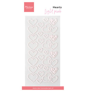 Marianne Design Hearts pearls - light pink
