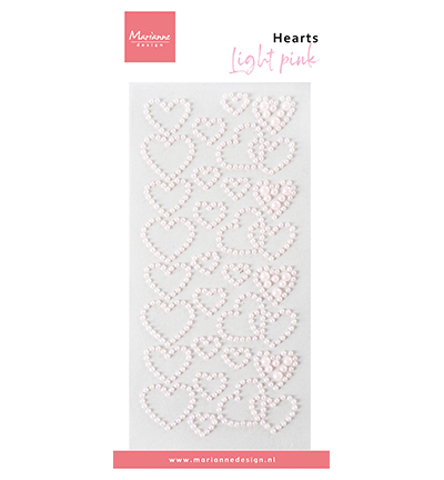 Marianne Design Hearts pearls - light pink