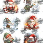 Knipvel Santa Gnomes - Handmade Hobby