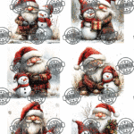 Knipvel Santa & Frosty - Handmade Hobby