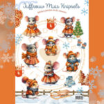 Juffrouw Muis Knipsel - Kleine pootjes in de sneeuw