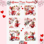 Juffrouw Muis Knipsel - Mousibelle