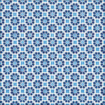 Servetten 5st - Laureen blue