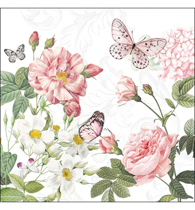 Servetten 5st – Amelia white