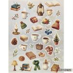 3D Cutting Sheet - Berries Beauties - Winter Bunnies - small Elements