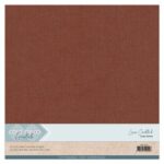 Linen Cardstock - SC - Rusty Brown